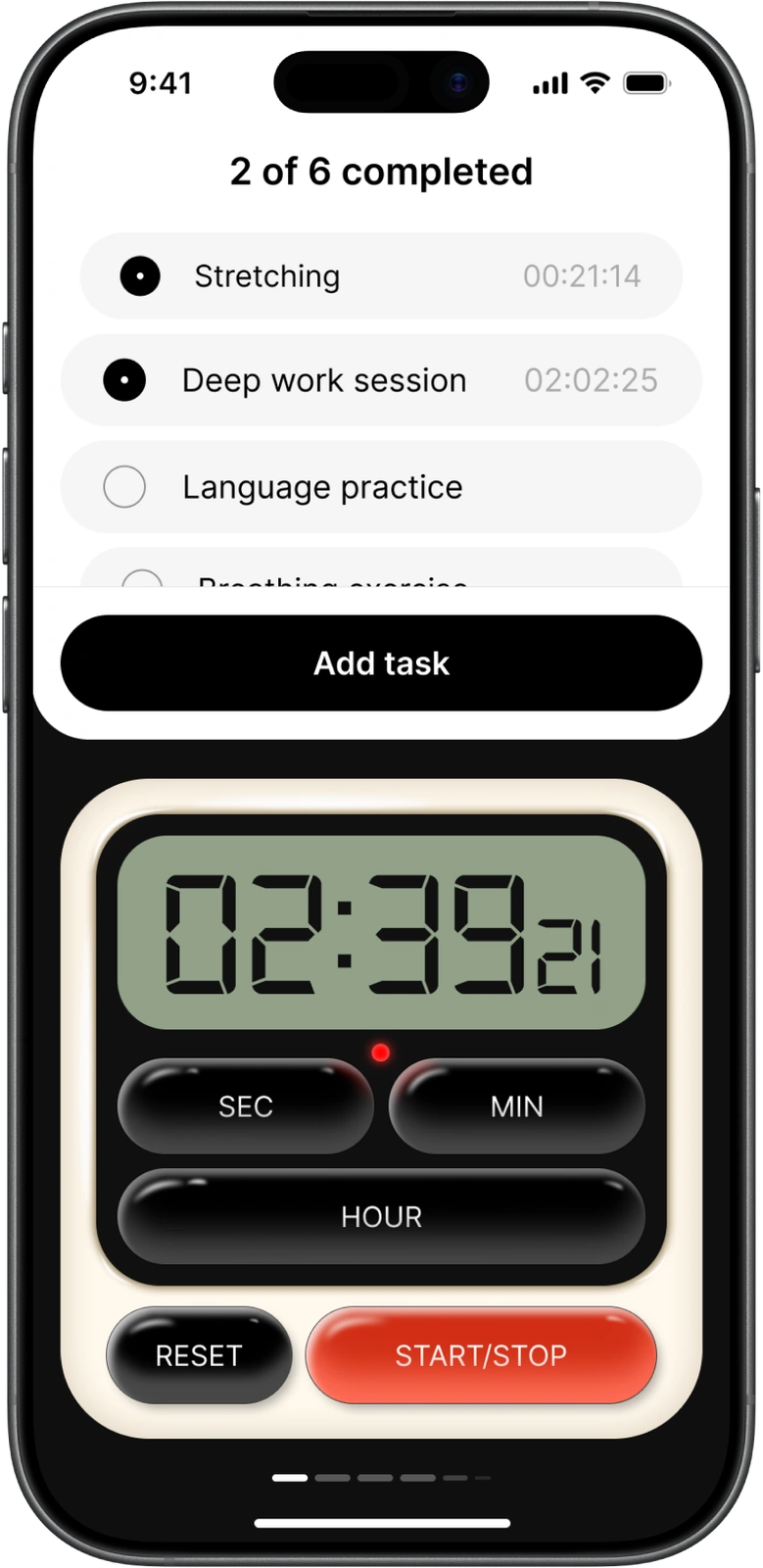 Focus timer